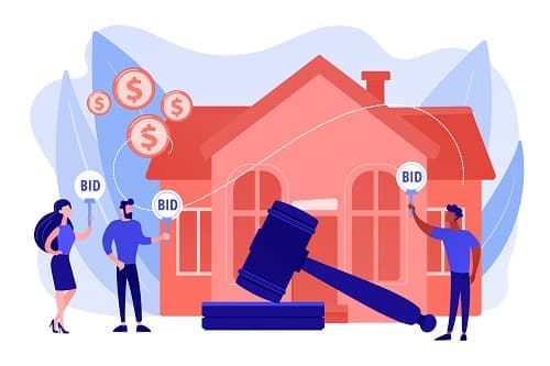 Enchères à la suite d’une vente sous contrôle de justice