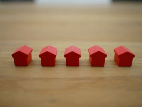 Little red houses