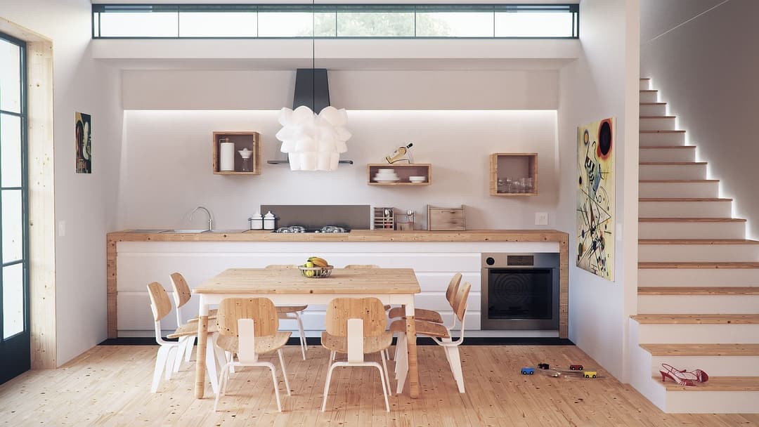 Une décoration minimaliste dans une maison au Québec