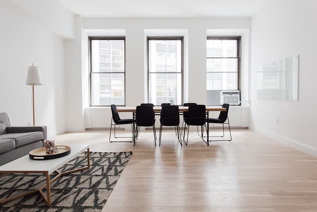Un salon au style minimaliste