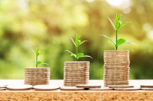 Money of down payment growing