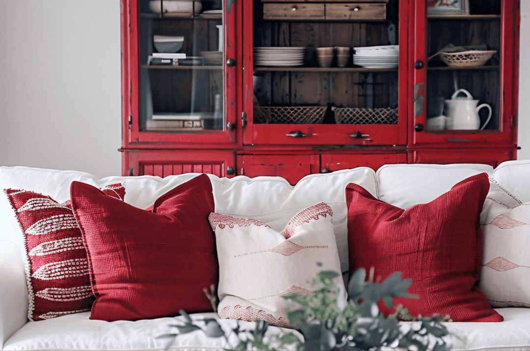 décoration rouge