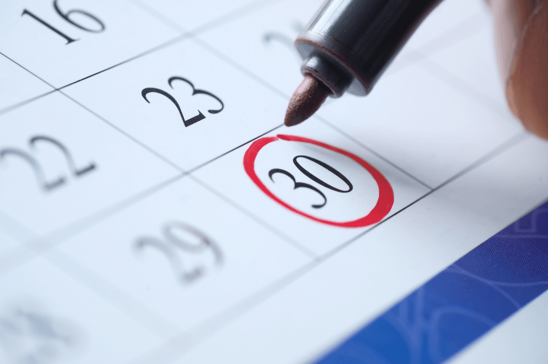 Date encerclé