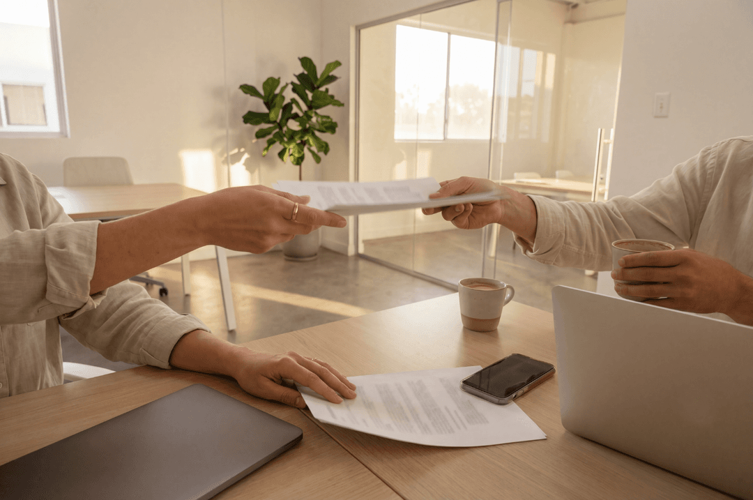 Échange de document