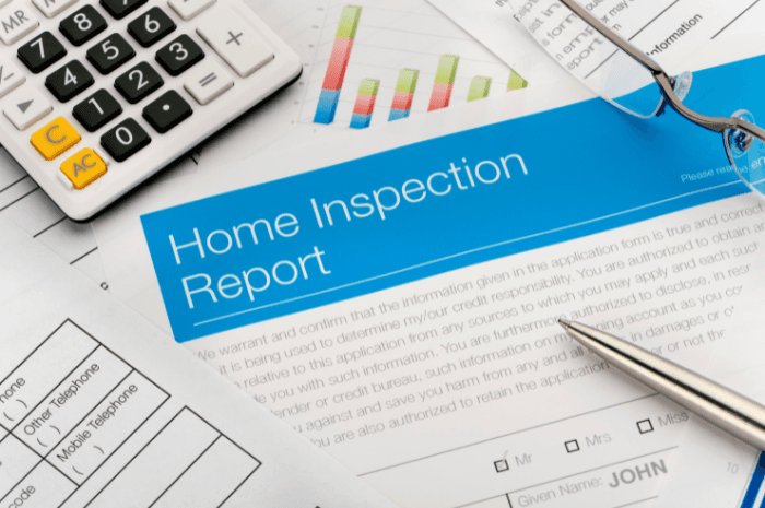 Le rapport d'inspection doit être écrit en texte descriptif clair