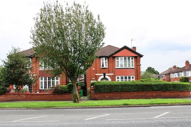 Red brick house