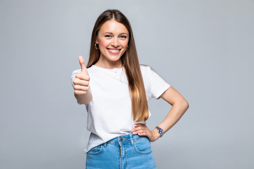 Locataire heureuse d'avoir louer avec un courtier