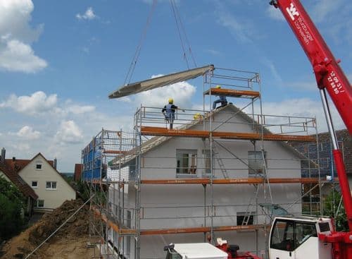 House in construction