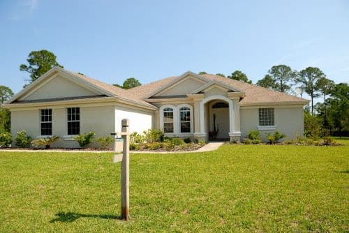 Single-family house flipped by an investor
