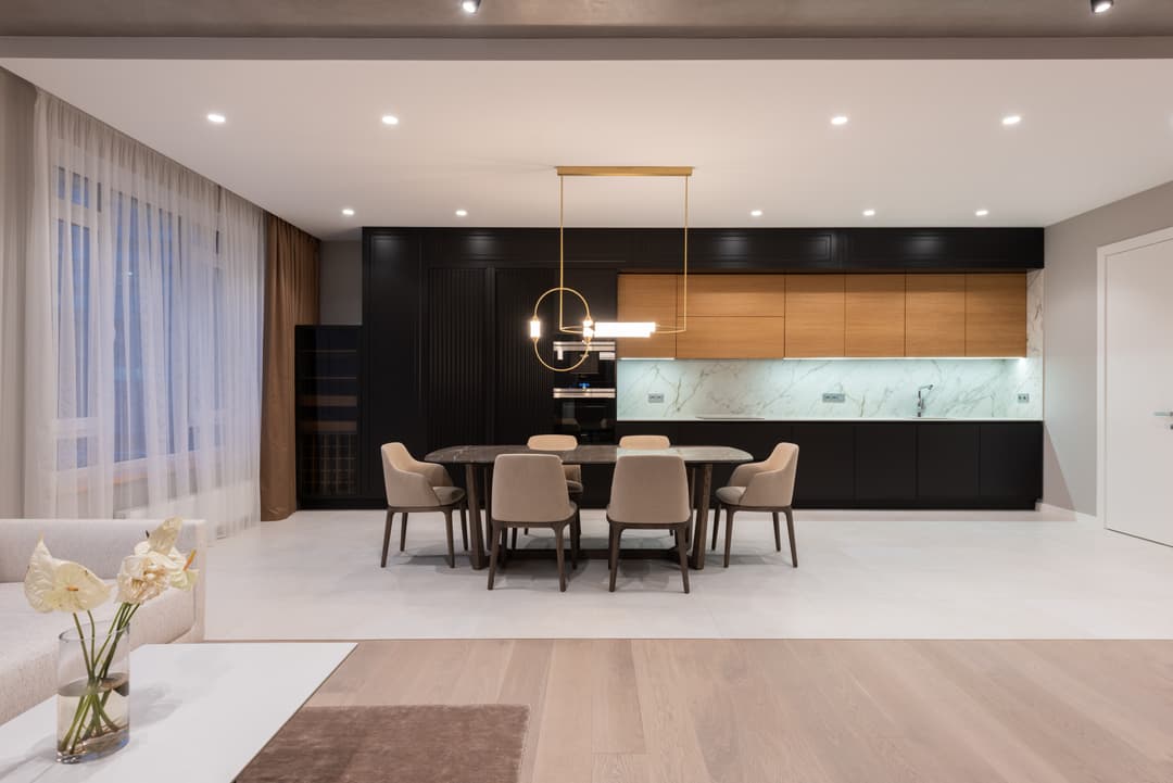 A beautiful and modern kitchen