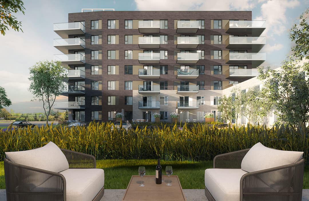 Modèle condo Natureo façade