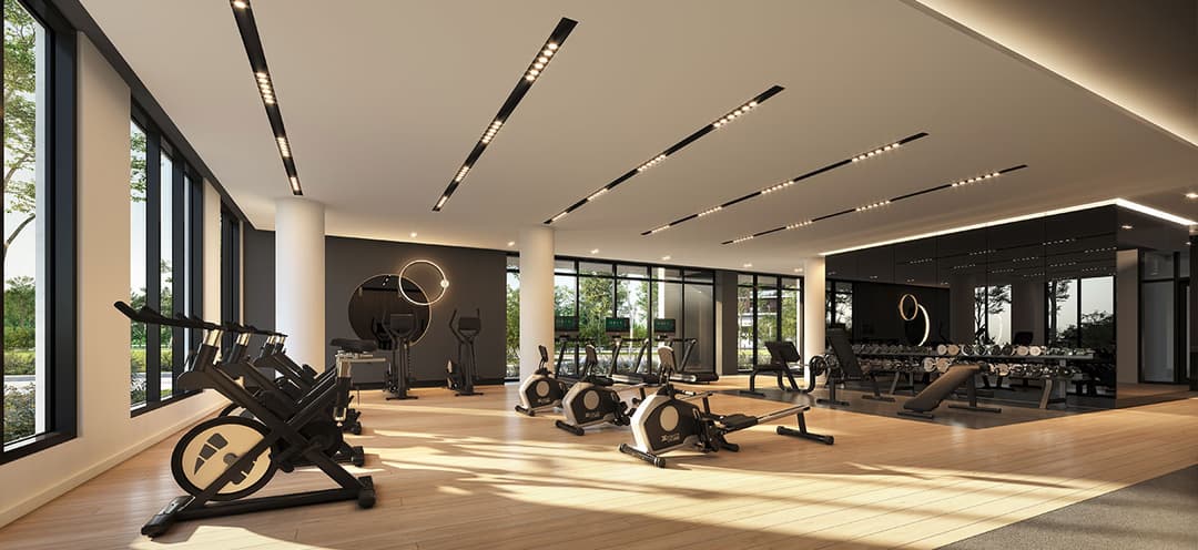 Condo de luxe Oria gym