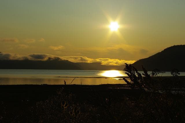 Lac saint Jean dans la région populaire de Saguenay-Lac-St-Jean
