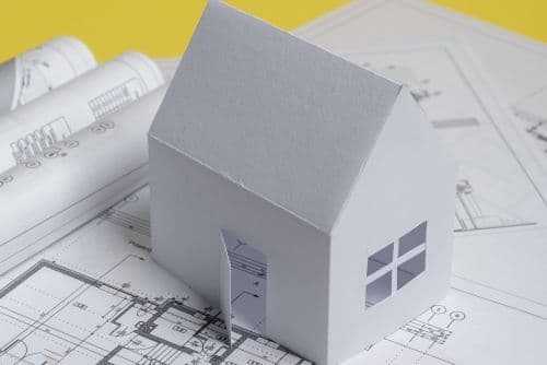 House with plans