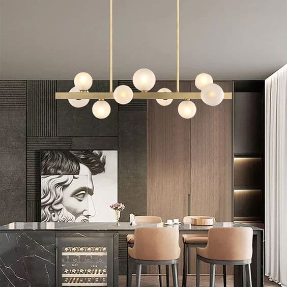 Lustre de cuisine original