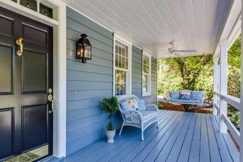 Porch of a country family home