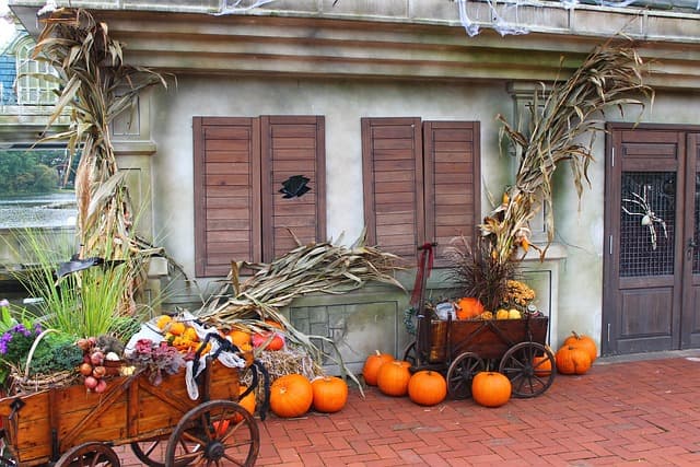 Une ville parée aux couleurs d'Halloween