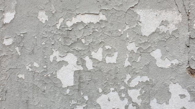 Peinture au plomb qui s'écaille