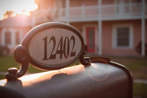 Address of a home