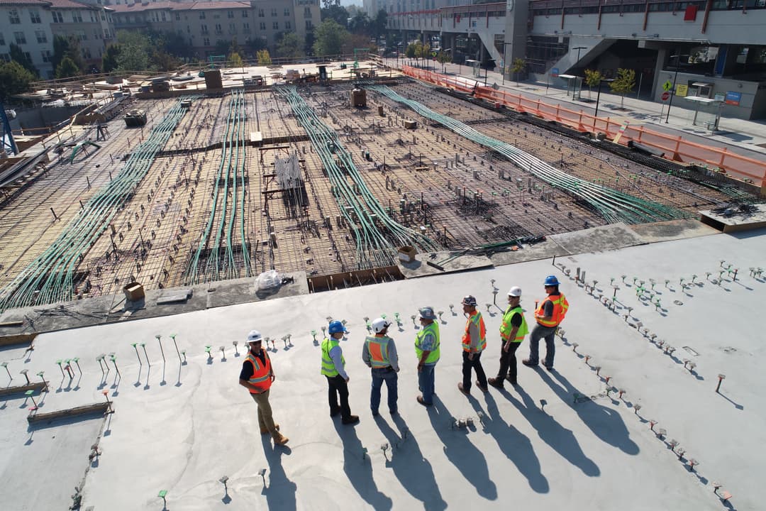 Une construction de logement à Montréal