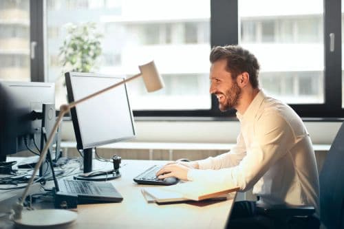 A real estate agent also takes care of administrative tasks