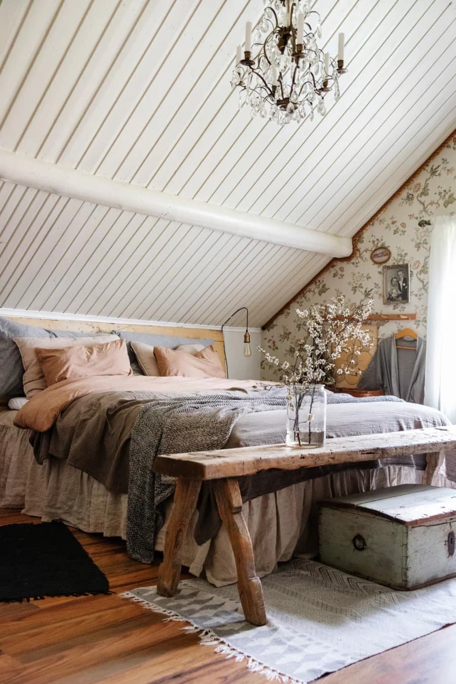Chambre champêtre inspirée de la campagne