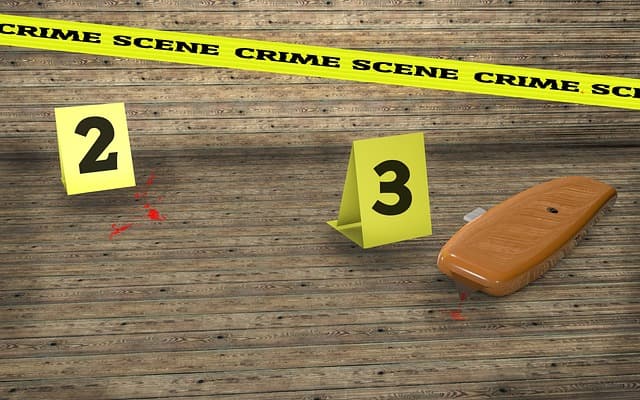 Une scène de crime