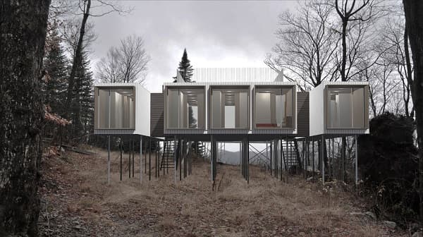 Maison container Fibonacci