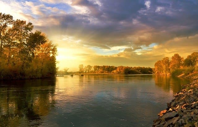 Une rivière à Saint Sauveur