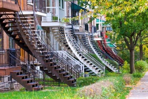 A view on a neighbourhood street