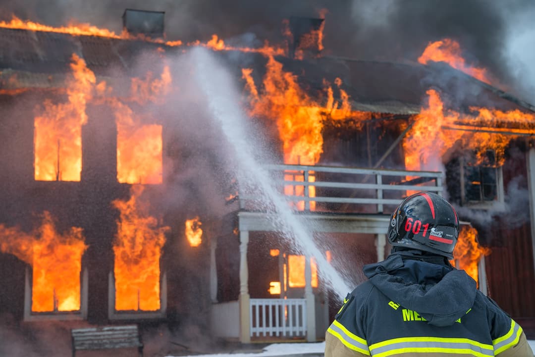 Un incendie dans un logement