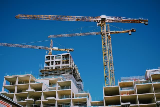 Immeuble à logements en construction