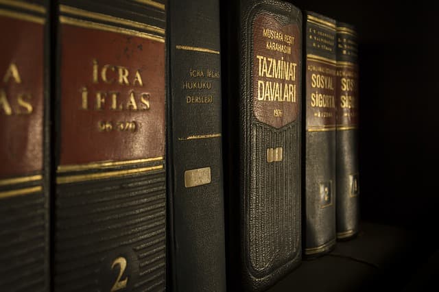 Law books