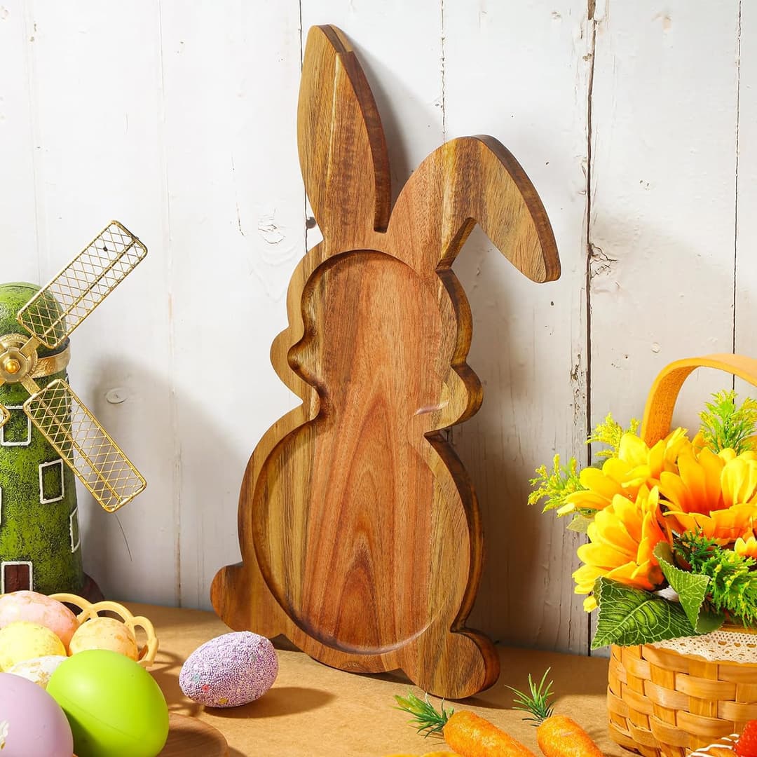 Plat de présentation en forme de lapin