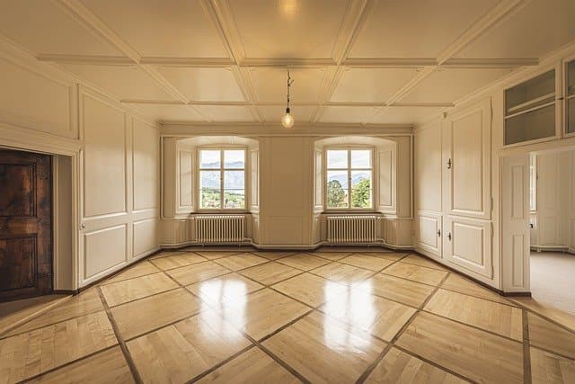 Pièce vide photographiée par un photographe immobilier
